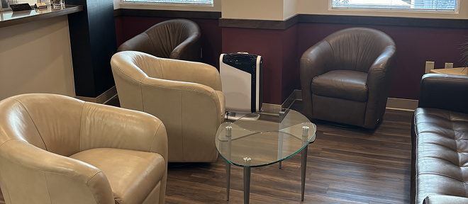 Dr. Muffoletto's Anchorage office waiting room